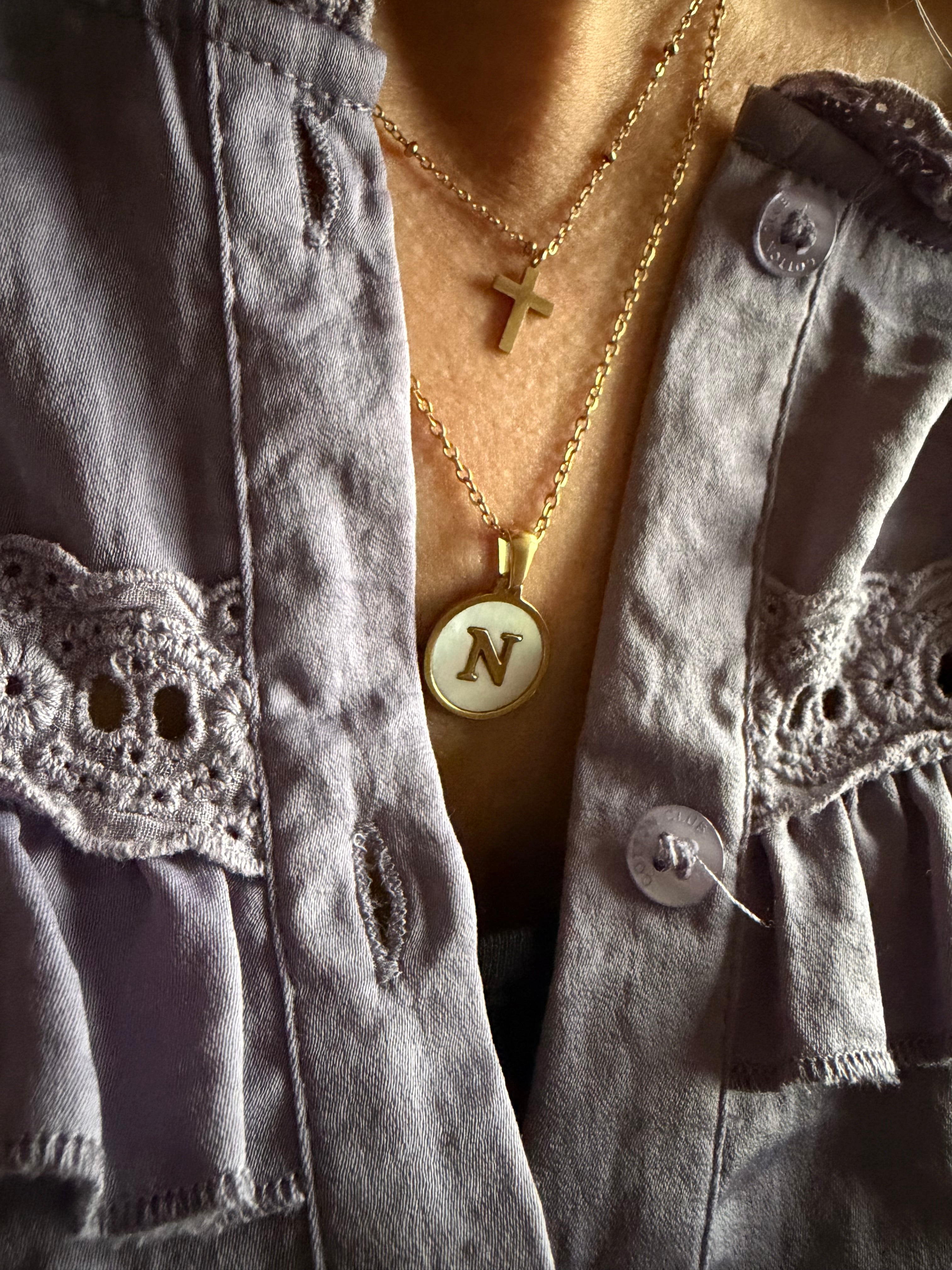 Letterketting in schelp