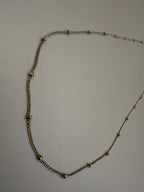 Ketting met bolletjes goud