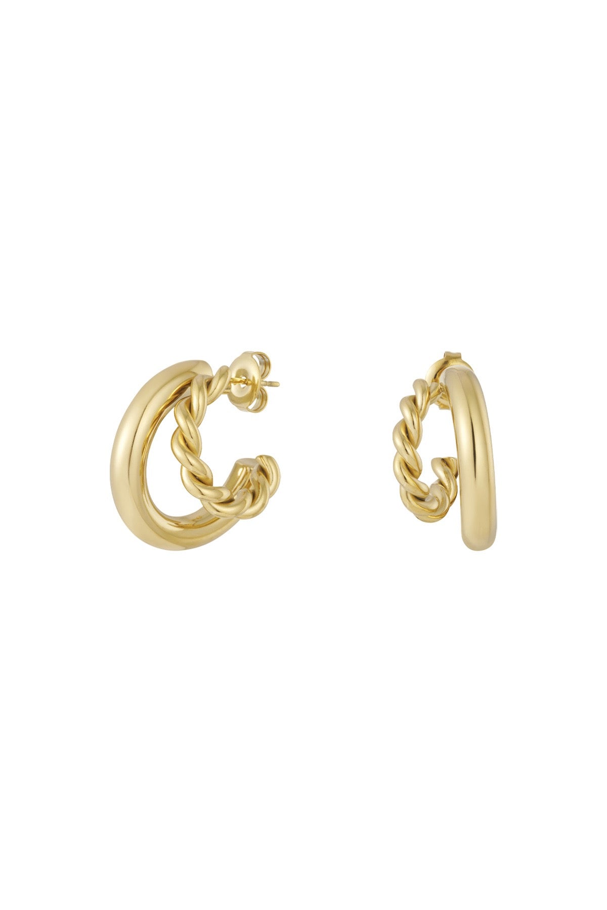 Double trouble oorbellen